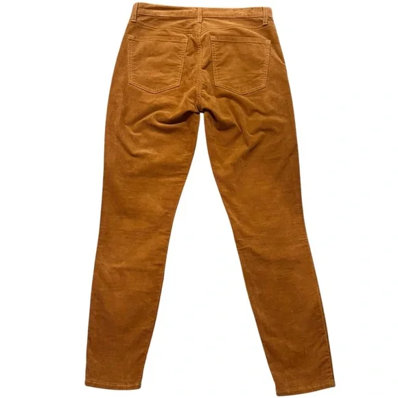 Gap Denim Brown Orange Corduroy Legging Skinny Jeans Women’s Size Small 4/27 - Picture 2 of 8